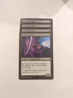 (4) Gravblade Heavy *PLAYSET* Edge Of Eternities Regular NM MTG - Image 1