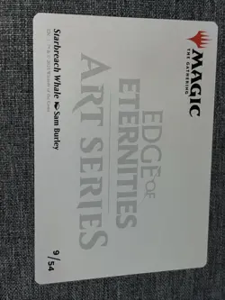 Starbreach Whale - Sam Burley - MTG: Edge of Eternities - Art Series 9/54 - Image 2