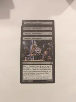 (4) Temporal Intervention *PLAYSET* Edge of Eternities Regular NM MTG - Image 1