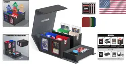 Colorful Magnetic Card Storage Box with Dice Tray - Perfect for MTG Enthusiasts - Image 2