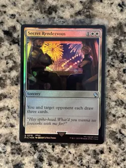 MTG Final Fantasy Commander, Secret Rendezvous 0219 - Foil Barrett - Image 1