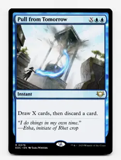 Pull from Tomorrow [Commander: Edge of Eternities] MTG Magic NM/M 💧 - Image 1