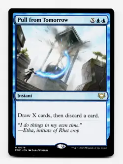 Pull from Tomorrow [Commander: Edge of Eternities] MTG Magic NM/M 💧 - Image 3