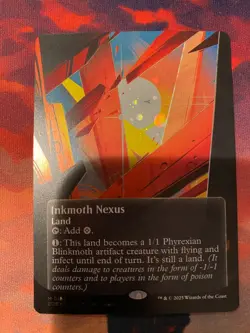 MTG Edge of Eternities Inkmoth Nexus Borderless Galaxy Foil - Image 1
