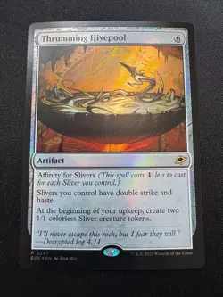 Thrumming Hivepool - FOIL - MTG Edge of Eternities #0247 - NM - Image 1
