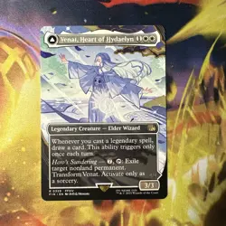 MTG Final Fantasy ARTIST BORDERLESS Venat, Heart of Hydaelyn #0329 R NM NonFoil - Image 1
