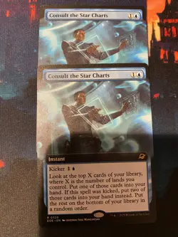 MTG Edge of Eternities Consult the Star Charts Extended Art x 2 - Image 1