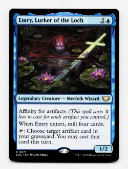Emry, Lurker of the Loch [Commander: Edge of Eternities] MTG Magic NM/M 💧 - Image 1