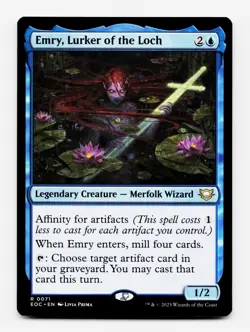 Emry, Lurker of the Loch [Commander: Edge of Eternities] MTG Magic NM/M 💧 - Image 3