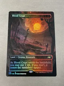 Blood Crypt Borderless - Foil NM-Mint, English Unfinity MTG Magic - Image 1