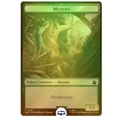 MTG Alien Angel Mutant Double-Sided Token (Surge Foil) [Doctor Who Tokens] - Image 2