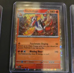 Pokemon Cards Skeledirge 38/198 Meowscarada 15/198 Quaquaval 54/198 Sparkle Holo - Image 5