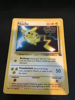 Pikachu 4 Pokemon The First Movie Black Star Promo - Image 1