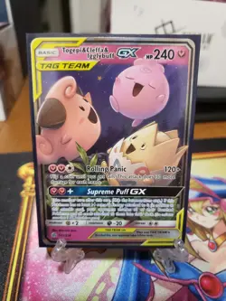 Pokemon Sun & Moon Cosmic Eclipse Togepi & Cleffa & Igglybuff GX 143/236 NM - Image 1