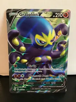 Grapploct V 72/73 Ultra Rare Pokemon Champion's Path Holo Full Art - Image 1