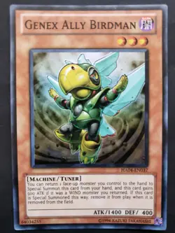 Yugioh - Genex Ally Birdman [HA04-EN037] (UNLIMITED) Super Rare VLP - Image 1