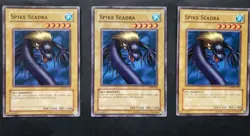 Yugioh - 3x Spike Seadra [LOB - 103] UNLIMITED Common - Image 1