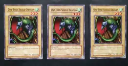 Yugioh - 3x One-Eyed Shield Dragon [LOB - 087] UNLIMITED Common - Image 1