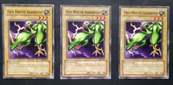 Yugioh - 3x Two-Mouth Darkruler [LOB-030] UNLIMITED Common - Image 1