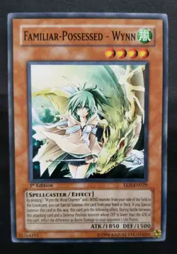 Yugioh - Wynn the Wind Charmer + Familiar & 2x Spiritual Wind Art Miyabi - Image 2