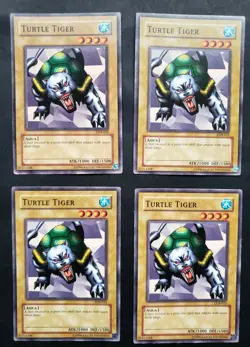 Yugioh - 4x Turtle Tiger [LOB - 023] UNLIMITED Common - Image 1