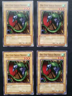 Yugioh - 4x One-Eyed Shield Dragon [LOB - 087] UNLIMITED Common - Image 1