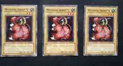 Yugioh - 3x Mystical Sheep #2 [LOB-037] UNLIMITED Common - Image 1