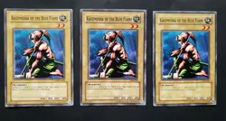 Yugioh - 3x Kagemusha of the Blue Flame [LOB - 028] UNLIMITED Common - Image 1