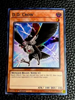 D.D. Crow RA02-EN002 Yugioh 1st Edition Super Rare - Image 1
