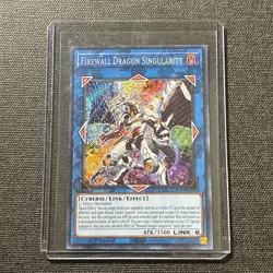 Yugioh Firewall Dragon Singularity CYAC-EN047 Secret Rare 1st Ed NM - Image 1