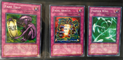 YUGIOH 1996, Lot of 9 Different Cards, Trap / Spell / Others, used, circulated - Image 2