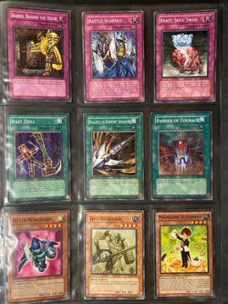 YUGIOH 1996, Lot of 9 Different Cards, Trap / Spell / Others, used, circulated - Image 1