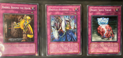 YUGIOH 1996, Lot of 9 Different Cards, Trap / Spell / Others, used, circulated - Image 2