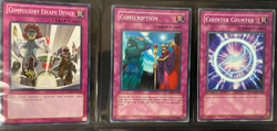 YUGIOH 1996, Lot of 9 Different Cards, Trap / Spell / Others, used, circulated - Image 2