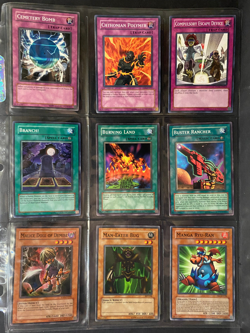 YUGIOH 1996, Lot of 9 Different Cards, Trap / Spell / Others, used, circulated - Image 1