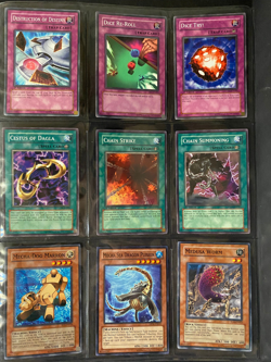 YUGIOH 1996, Lot of 9 Different Cards, Trap / Spell / Others, used, circulated - Image 1