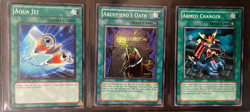 YUGIOH 1996, Lot of 9 Different Cards, Trap / Spell / Others, used, circulated - Image 3