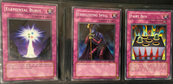 YUGIOH 1996, Lot of 9 Different Cards, Trap / Spell / Others, used, circulated - Image 2