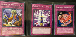 YUGIOH 1996, Lot of 9 Different Cards, Trap / Spell / Others, used, circulated - Image 2