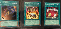 YUGIOH 1996, Lot of 9 Different Cards, Trap / Spell / Others, used, circulated - Image 3
