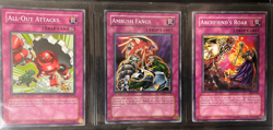 YUGIOH 1996, Lot of 9 Different Cards, Trap / Spell / Others, used, circulated - Image 2
