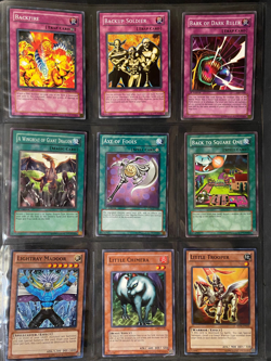 YUGIOH 1996, Lot of 9 Different Cards, Trap / Spell / Others, used, circulated - Image 1