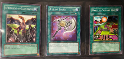 YUGIOH 1996, Lot of 9 Different Cards, Trap / Spell / Others, used, circulated - Image 3
