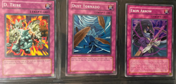 YUGIOH 1996, Lot of 9 Different Cards, Trap / Spell / Others, used, circulated - Image 2