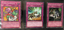 YUGIOH 1996, Lot of 9 Different Cards, Trap / Spell / Others, used, circulated - Image 2