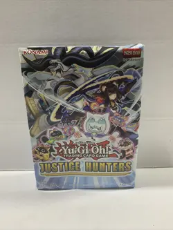 TCG 2025 Yugioh Justice Hunters 1st Edition mini Box 4-Packs Sealed New - Image 1