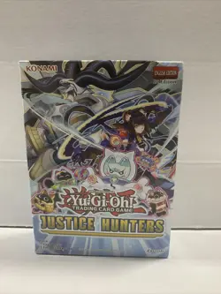 TCG 2025 Yugioh Justice Hunters 1st Edition mini Box 4-Packs Sealed New - Image 1