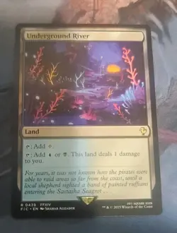 Underground River #439 Final Fantasy FIC, Magic: The Gathering Card - Image 1