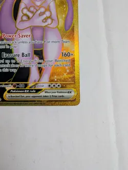 Pokemon TCG Team Rocket's Mewtwo EX Destined Rivals Card 240/182 Gold Hyper Rare - Image 4