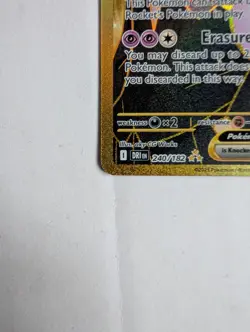 Pokemon TCG Team Rocket's Mewtwo EX Destined Rivals Card 240/182 Gold Hyper Rare - Image 5